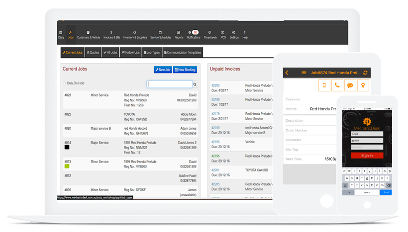 MechanicDesk backdrop laptop image